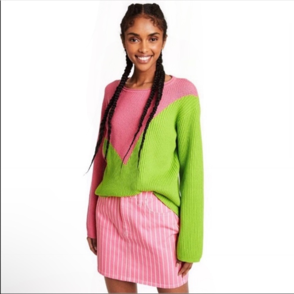 NWT Victor Glemaud for Target Colorblock Sweater - Picture 2 of 6